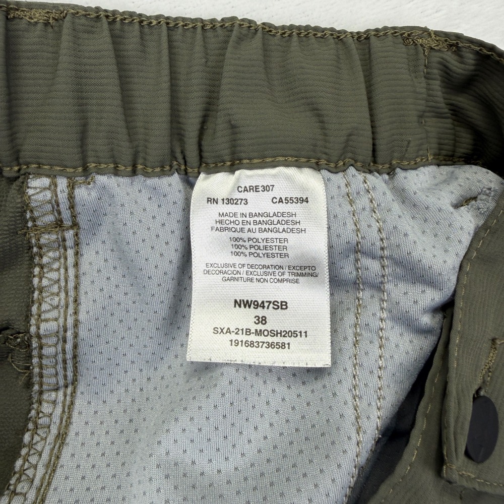 Wrangler Outdoor Series Shorts Mens 38 Olive Green Gorpcore Utility NW947SB - Picture 6 of 10